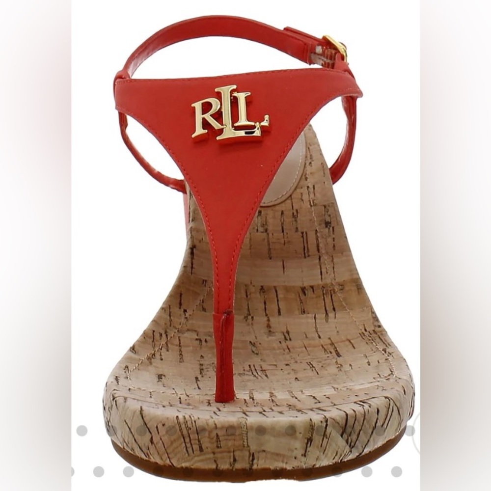 Ralph Lauren orange wedge